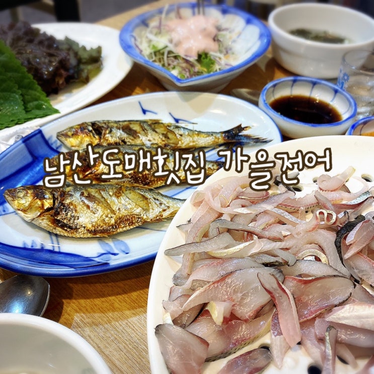  청룡동 남산도매횟집 가을전어 먹고 왔어요