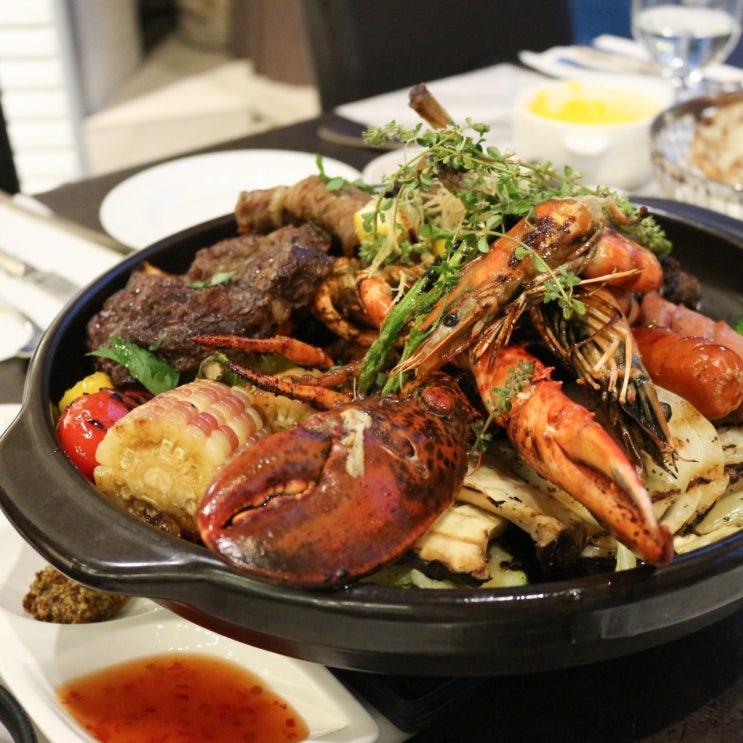  완벽했던 강원도 호캉스 켄싱턴 평창 디너 BBQ플래터