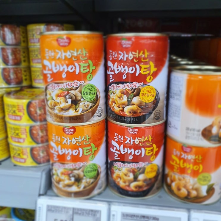  따뜻하게 바로 먹는 동원 골뱅이탕 맛과 골뱅이 효능을 알아보자.