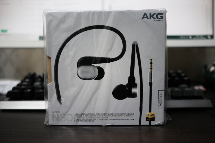  언박싱 / 삼성 하만 AKG N30 Hi-Res in-ear headphones