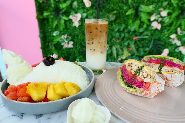  원두전문카페 꿀리로스팅랩 (경산맛집/경산카페/경산옥산동카페/경산커피맛집/경산빙수맛집/경산샌드위치맛집)