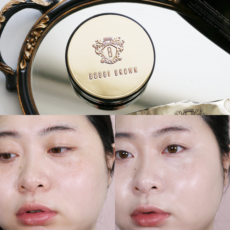 바비브라운 세럼쿠션 포슬린 색상으로 사용해보았습니다요.