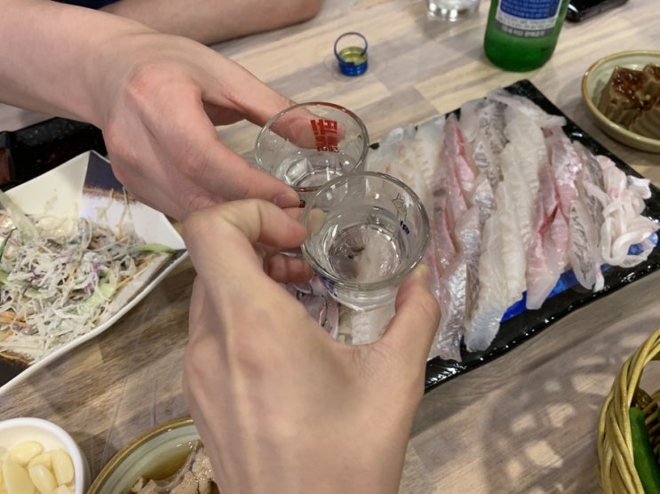  구서동 횟집 원참가자미횟집에서 전어회 맛보다