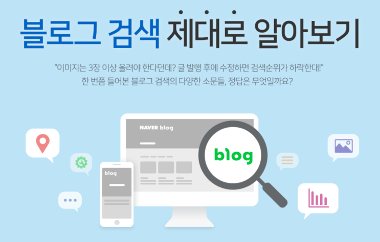  블로그 검색 기준_네이버에서 알려드립니다.