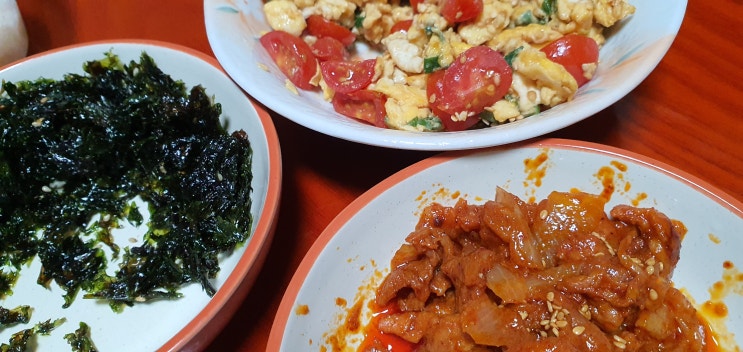  김치순두부찌개 끓이는법 토마토달걀볶음(토달볶)