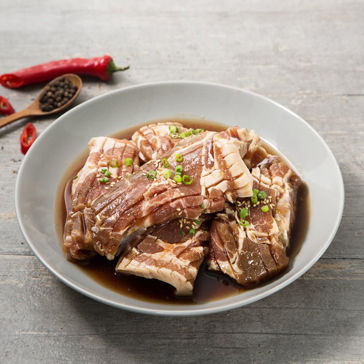  요리락 양념목심칼집구이 (냉장), 1kg, 1개