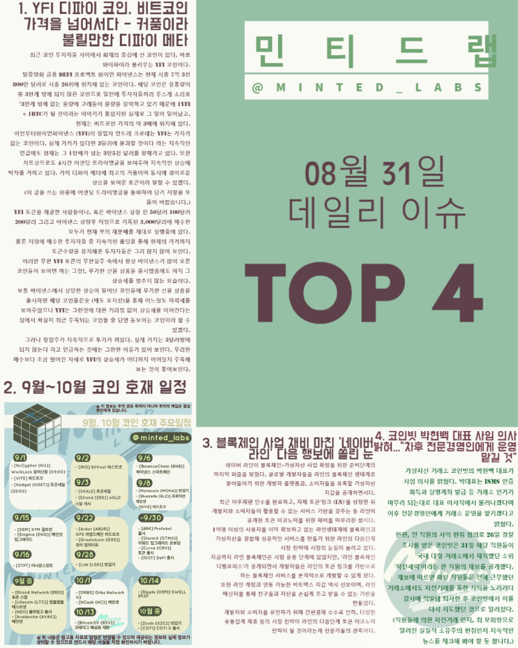  YFI 디파이 코인, 비트코인 가격을 넘어서다 외