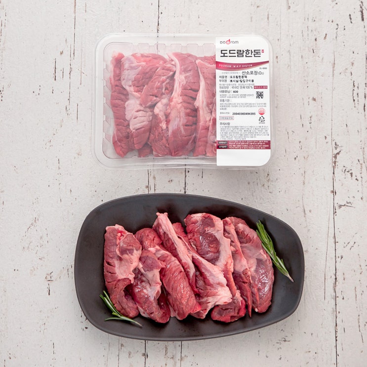  도드람한돈 돼지 토시살 구이용 (냉장), 600g, 1개