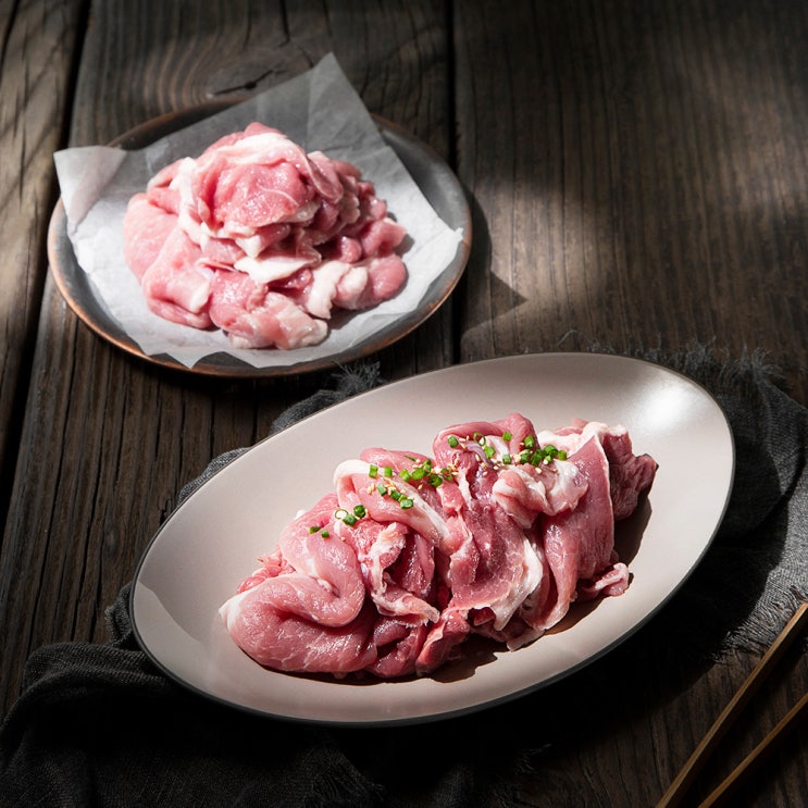  생생포크 1등급 돼지고기 뒷다리 불고기용 (냉장), 1.6kg, 1팩