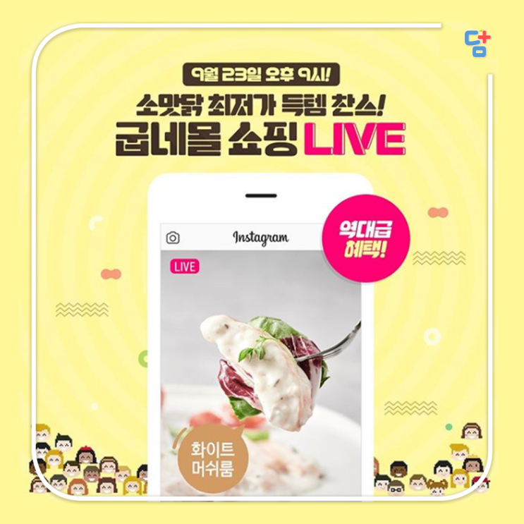 굽네몰 닭가슴살 소맛닭 역대급 할인
