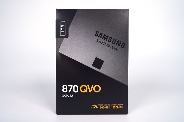  삼성전자 SSD 870 QVO 1TB 구입 및 성능측정 후기