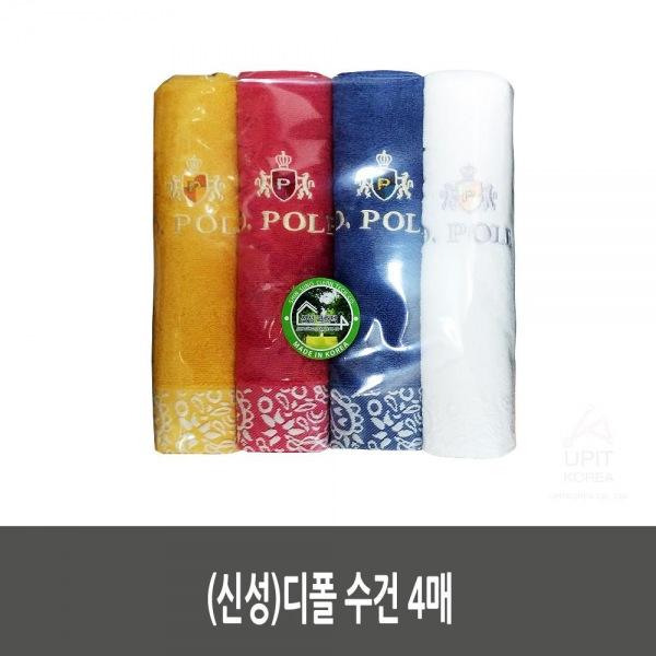  MDT6204 (신성)디폴 수건 4매 잡화/생활용품/생필품/주방잡화, 1개