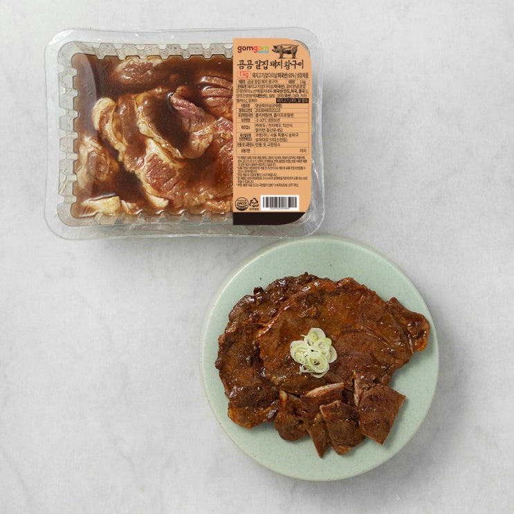  곰곰 칼집 돼지 왕구이 (냉장), 1000g, 1개