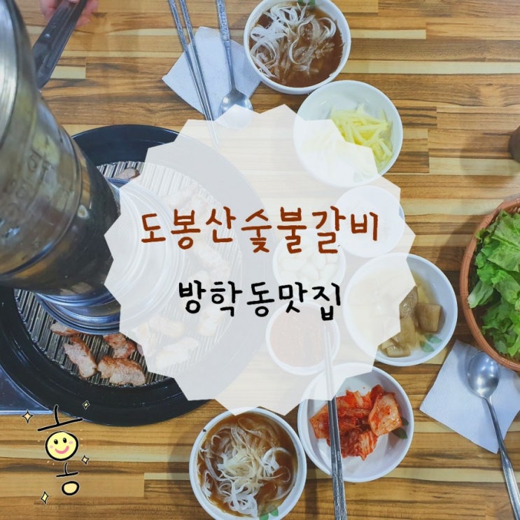 방학동 도깨비시장 맛집, 도봉산숯불갈비에서 배 터지게 먹기!