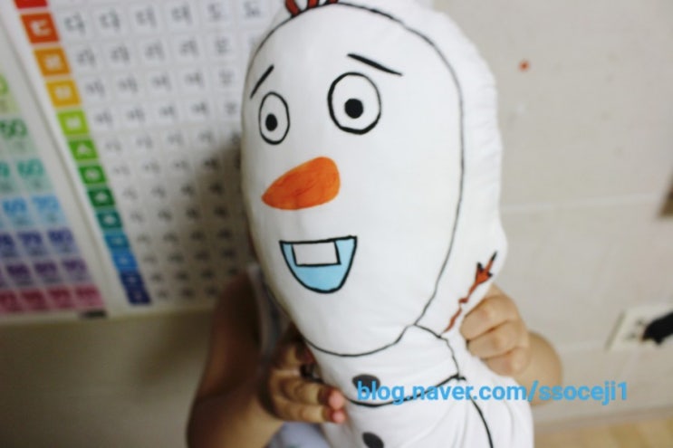  집콕놀이 아이 그림으로 인형 만들기