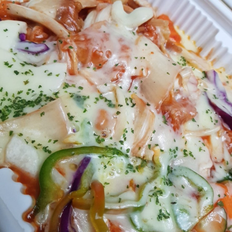  [배달먹부림] 마시내탕수육 - 김치피자탕수육
