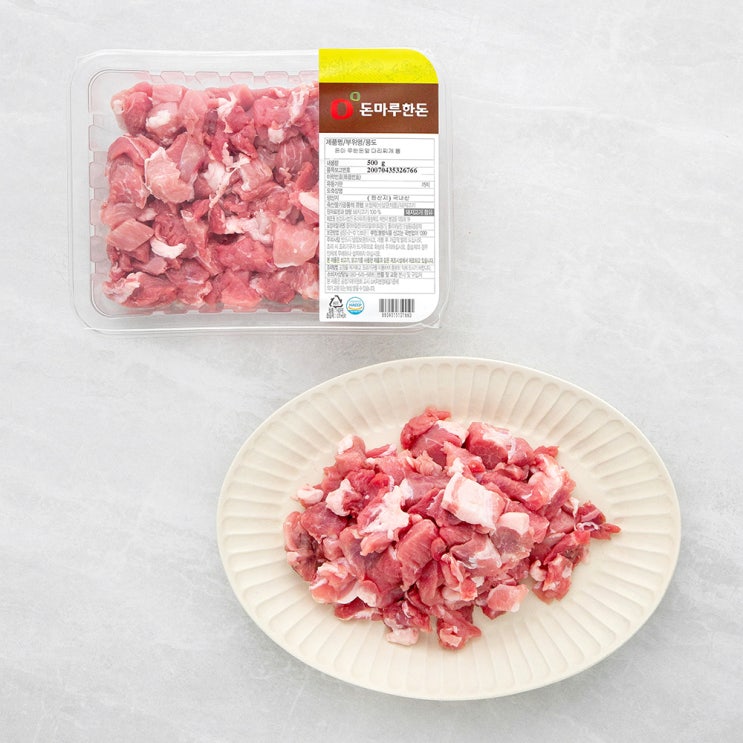  돈마루 한돈 앞다리 찌개용 (냉장), 500g, 1개