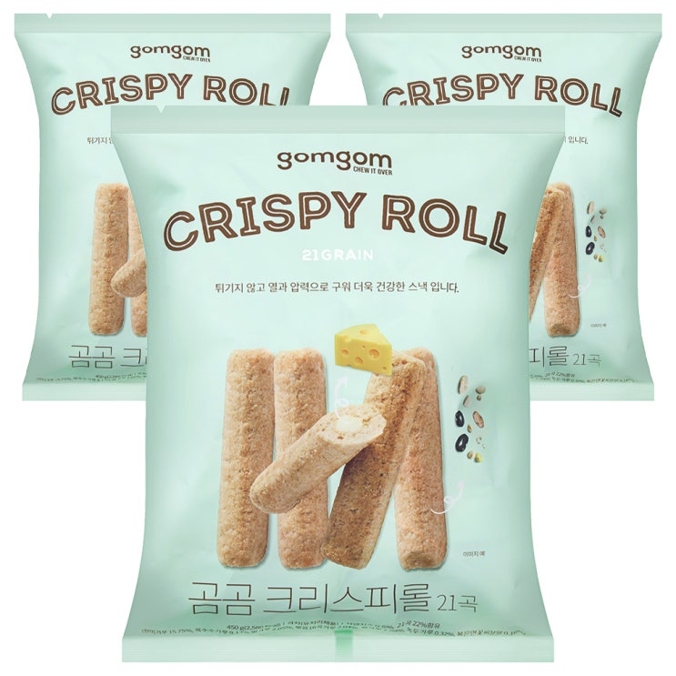  곰곰 크리스피롤 21곡, 450g, 3개