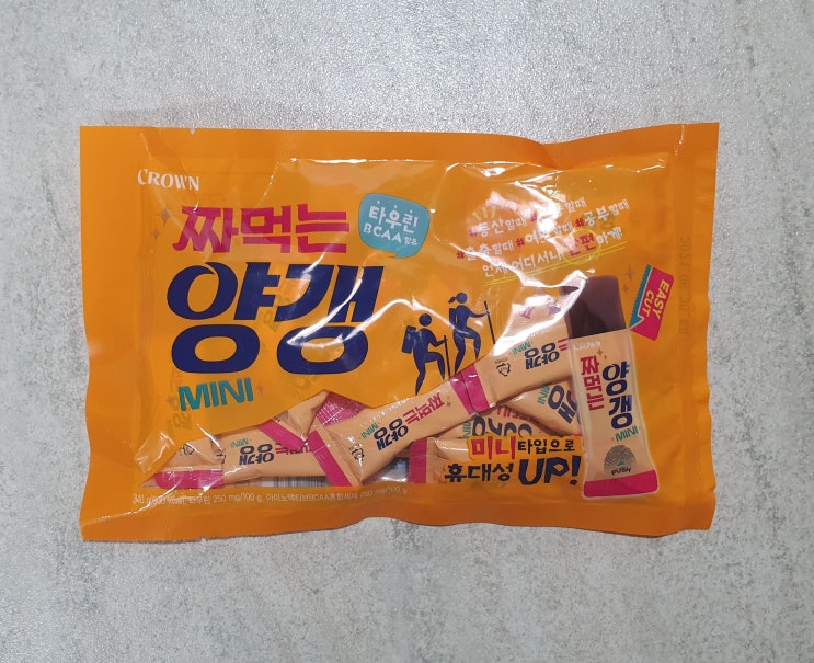  [짜먹는 양갱] 크라운 미니 양갱