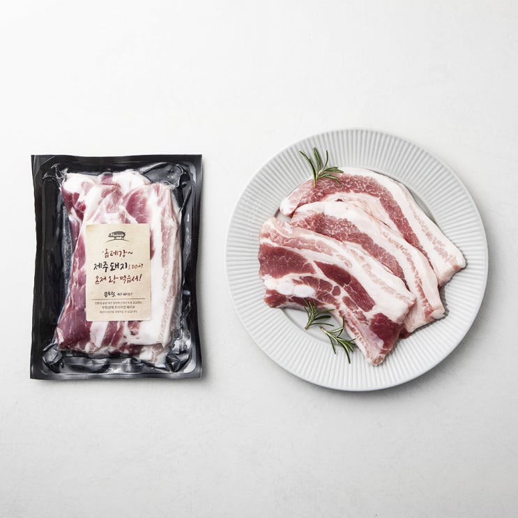  몬트락 무항생제 제주 삼겹살 구이용 300g, 1개