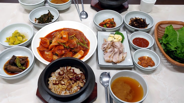 제주쌈밥맛집 연동누룽지식당 영양밥정식