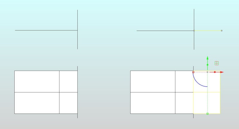 라이노 명령어, 자주 쓰는 기능 2(Fillet, Trim, Split, Curve Boolean, Extrude Crv ...