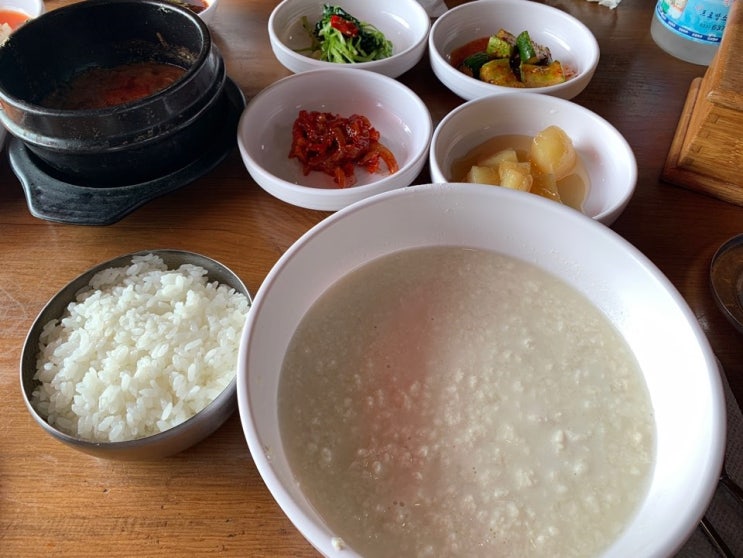  [설악/속초 여행] 설악산 초당본점 순두부 백반 아침식사