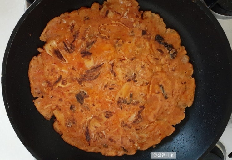  비오는날엔 김치부침개와 함께~얼렁뚱땅 김장김치처리