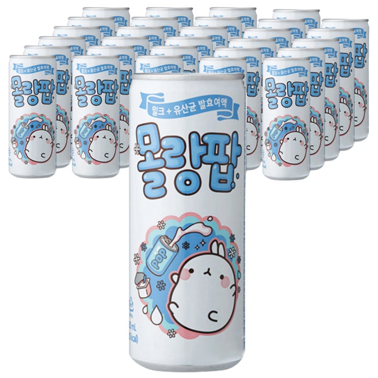  일화 몰랑팝 탄산음료, 250ml, 30개입
