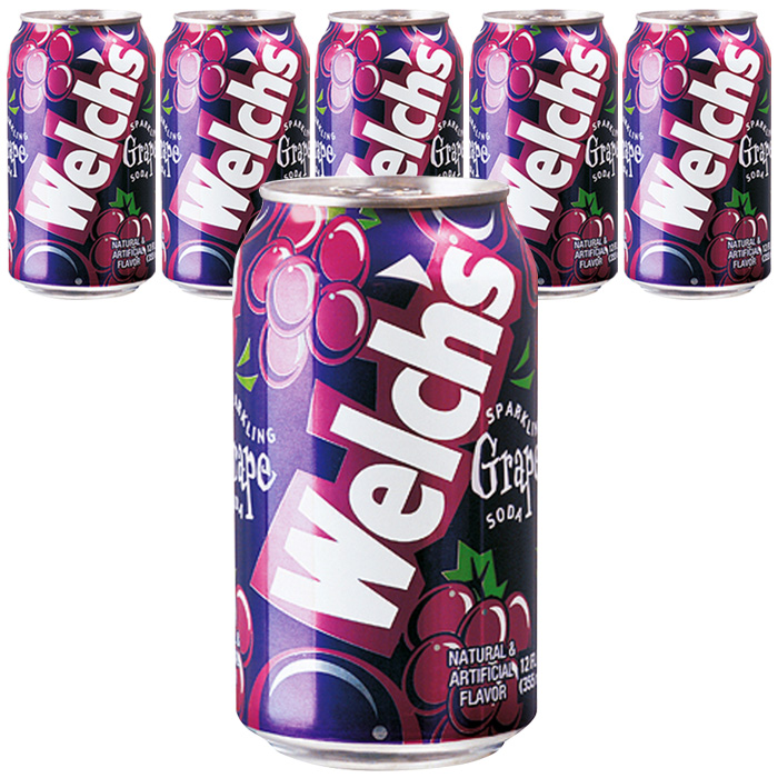  웰치스 포도 355ml, 6개