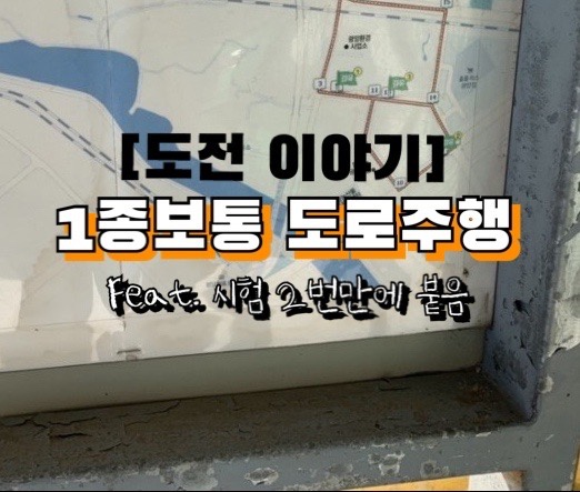  🏻️ [1종 도로주행] - 탈락 ..