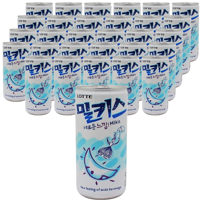  밀키스 탄산음료, 250ml, 30개