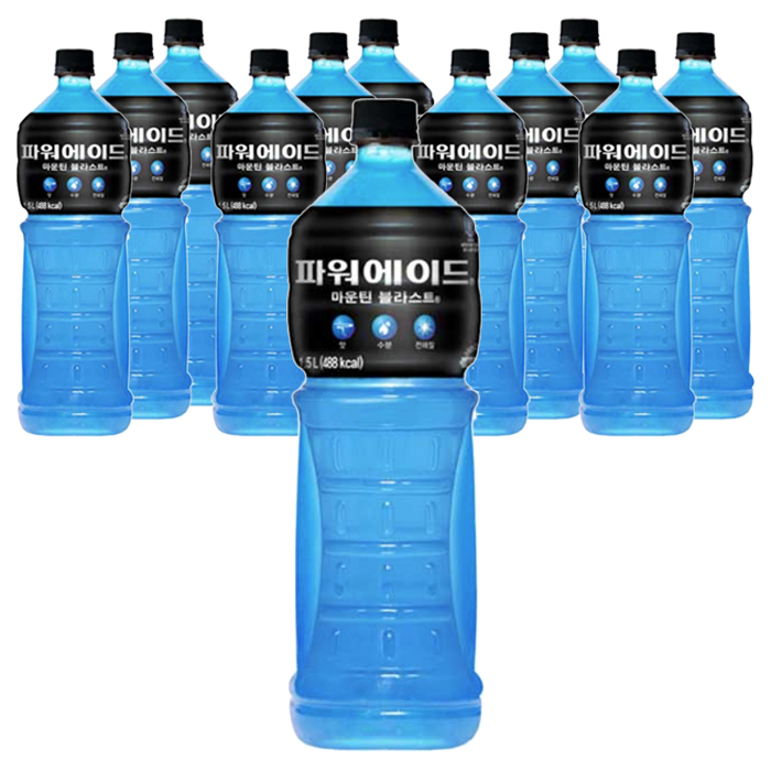 코카콜라 파워에이드 마운틴 블라스트, 1.5L, 12개