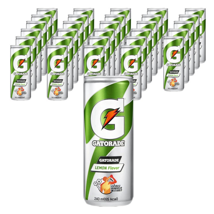  게토레이 레몬 캔, 240ml, 30개