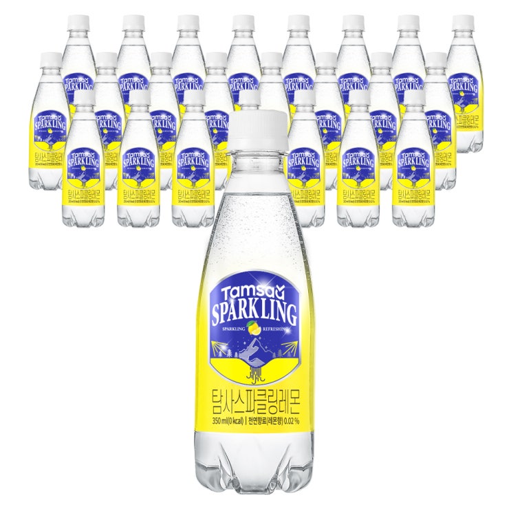  쿠팡 브랜드 - 탐사 시그니처 스파클링 레몬 탄산음료, 350ml, 24개입