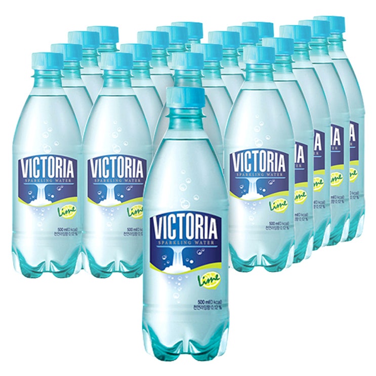  웅진 빅토리아 라임 탄산음료, 500ml, 20개