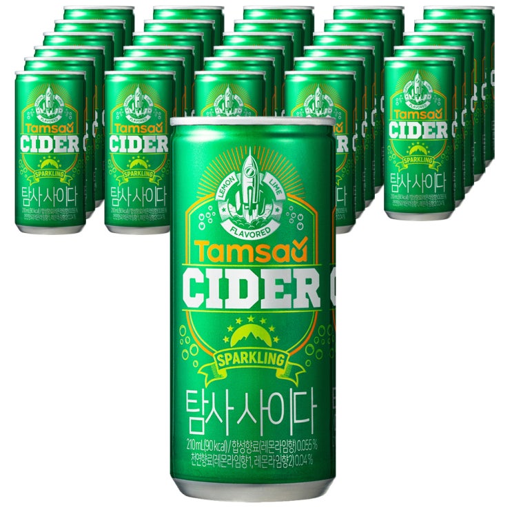  쿠팡 브랜드 - 탐사 사이다, 210ml, 30개