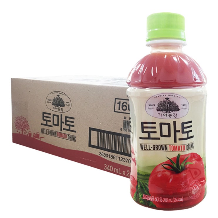  가야농장 토마토 주스, 340ml, 24개