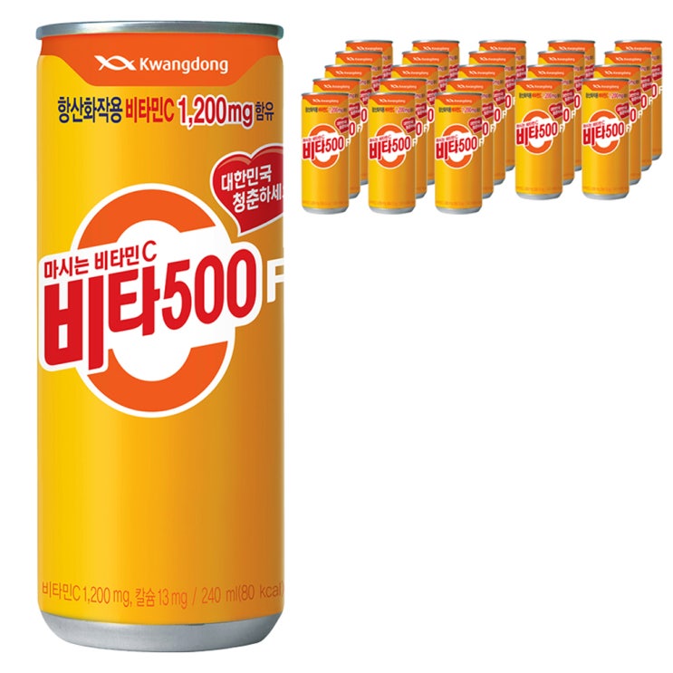  광동 비타500F 음료, 240ml, 24개