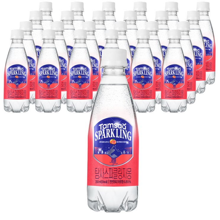  쿠팡 브랜드 - 탐사 스파클링 자몽 탄산음료, 350ml, 24개입