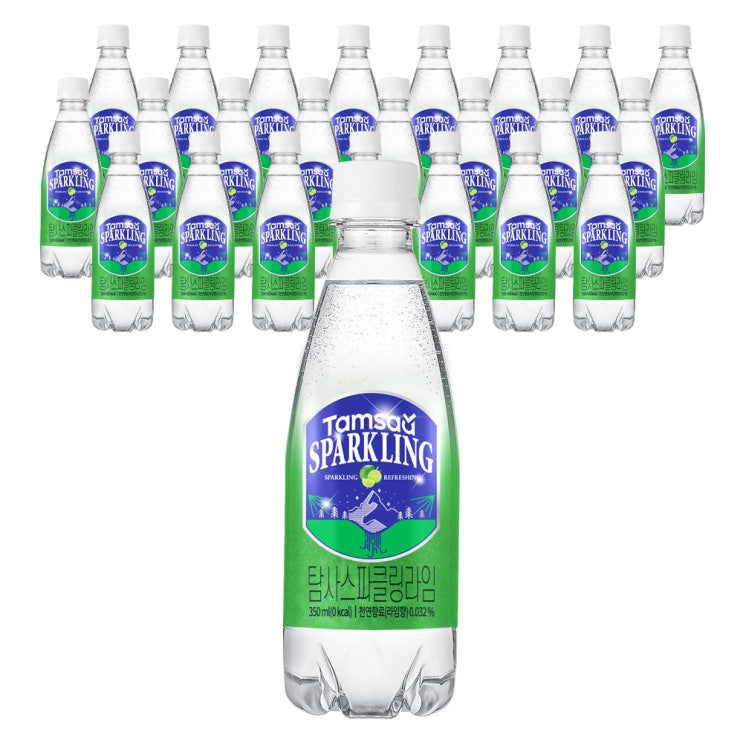  쿠팡 브랜드 - 탐사 스파클링 라임 탄산음료, 350ml, 24개