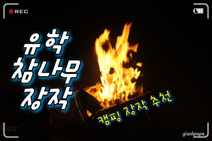  잘 마른 장작이 활활 타오른다! 캠핑장작 추천 유학 참나무 장작