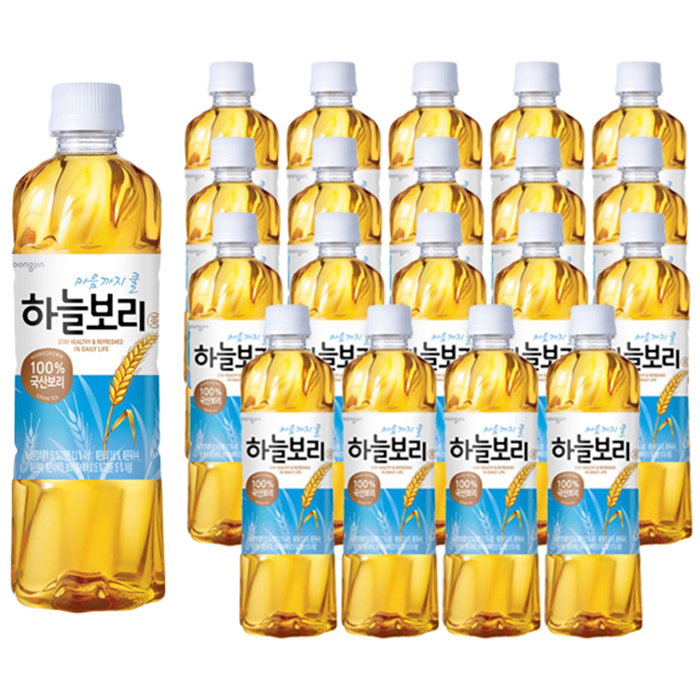  웅진 하늘보리차, 500ml, 20개입