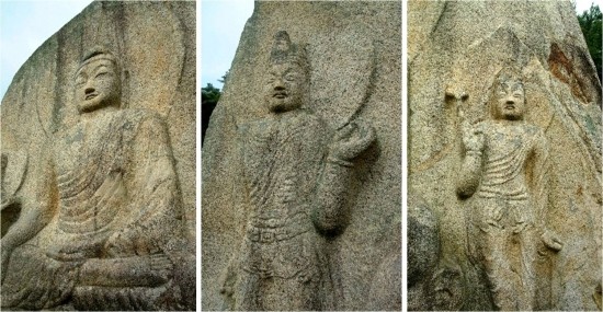  [국내문화탐방]경주 지역의 불상…칠불암마애삼존불