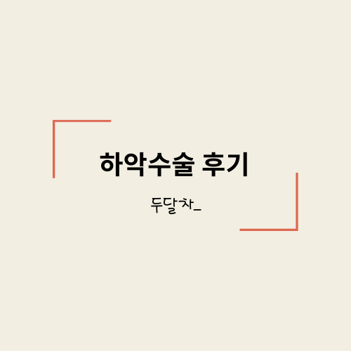  하악수술 후기  (+후교정 이야기)