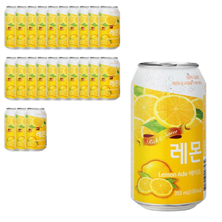  일화 레몬에이드, 355ml, 24개