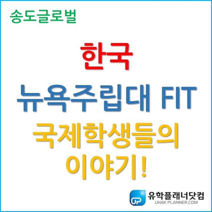  한국뉴욕주립대학교 FIT, 국제학생들의 이야기를 함께 들어볼까요?