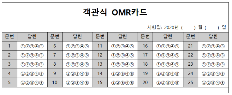 전국 시도육청 중학교 듣기 평가 유형 분석과 OMR : 네이버 블로그