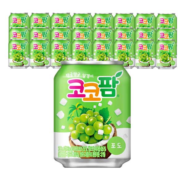 코코팜 포도, 238ml, 24개