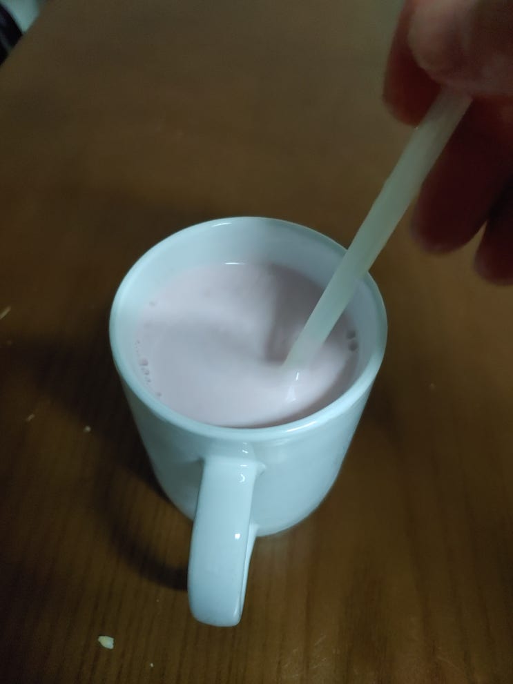 [ 아이들 음료 ] 진짜 딸기가 들어있는 딸기우유 만들기